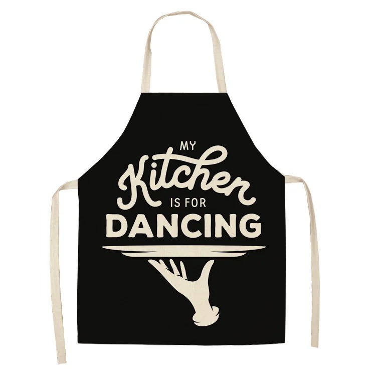 Celemek Cetak Huruf Kutipan Lu - Kitchen Baking Quotes ulasan dan harga