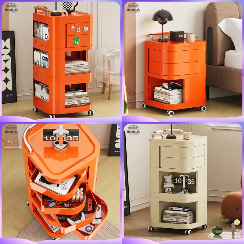 Troli Dapur Beroda, Keranjang  - Kitchen Baking Station ulasan dan harga