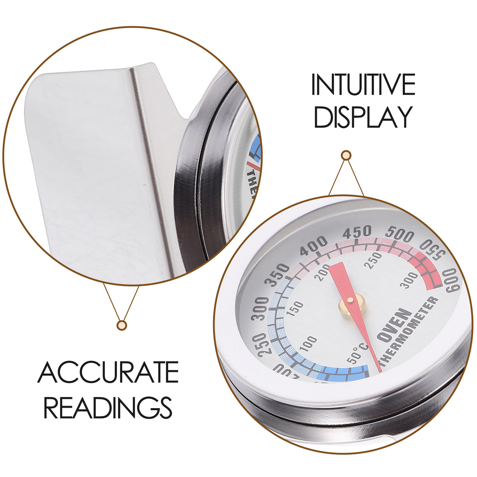 Termometer Oven Stainless Stee - Kitchen Baking Cooking ulasan dan harga