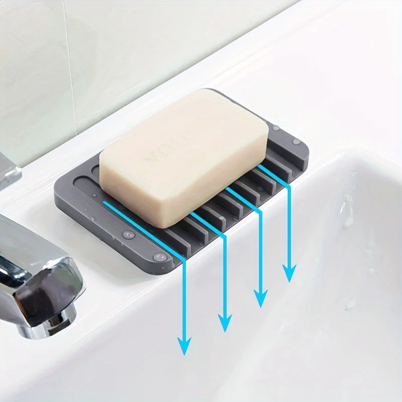 Kotak Sabun Silikon Baru 1PC,  - Kitchen Baking Tray Storage ulasan dan harga