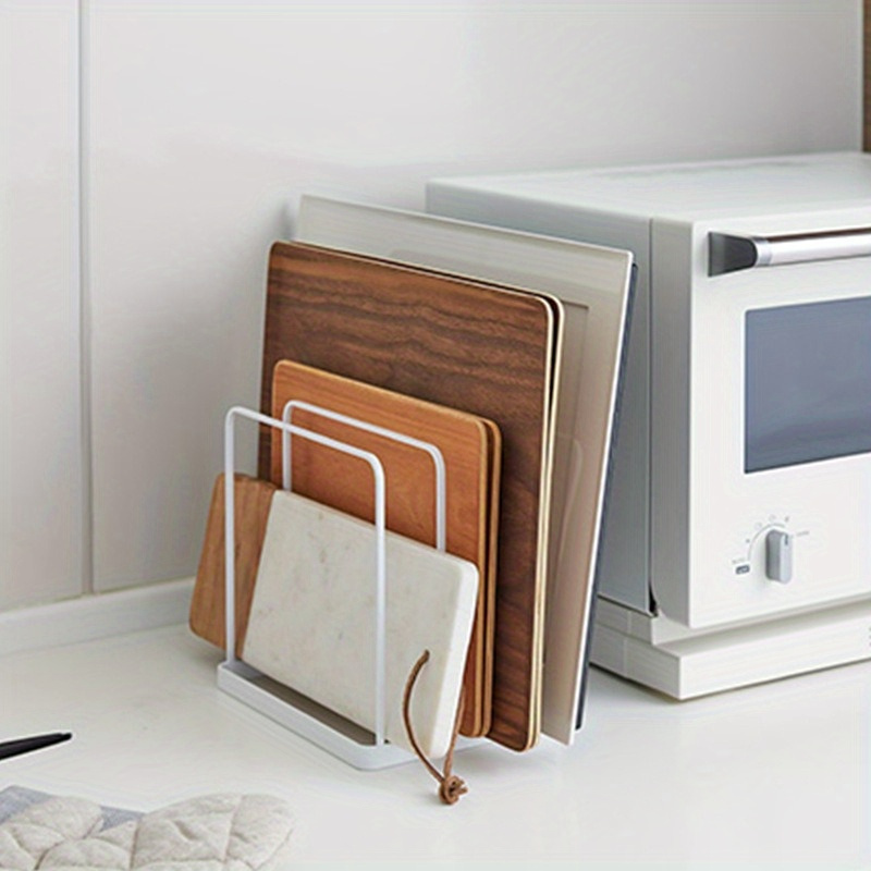 Rak Papan Pemotong Vertikal Em - Kitchen Baking Tray Storage ulasan dan harga