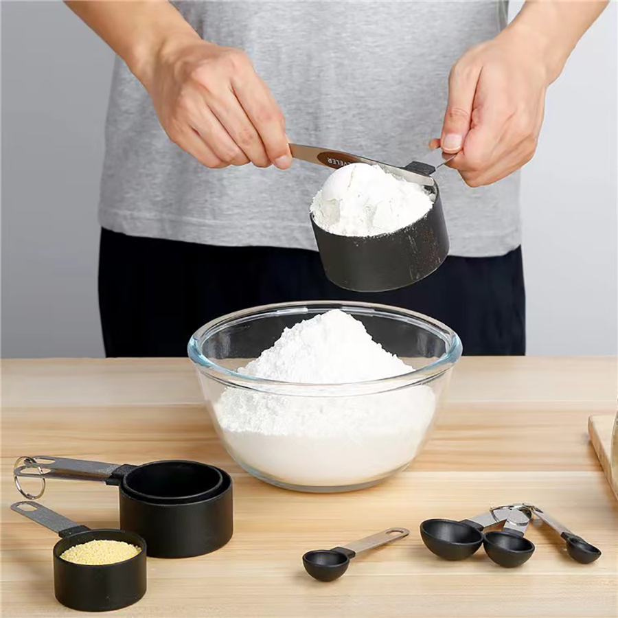 Set gelas ukur plastik, Sendok - Kitchen Baking Kit ulasan dan harga