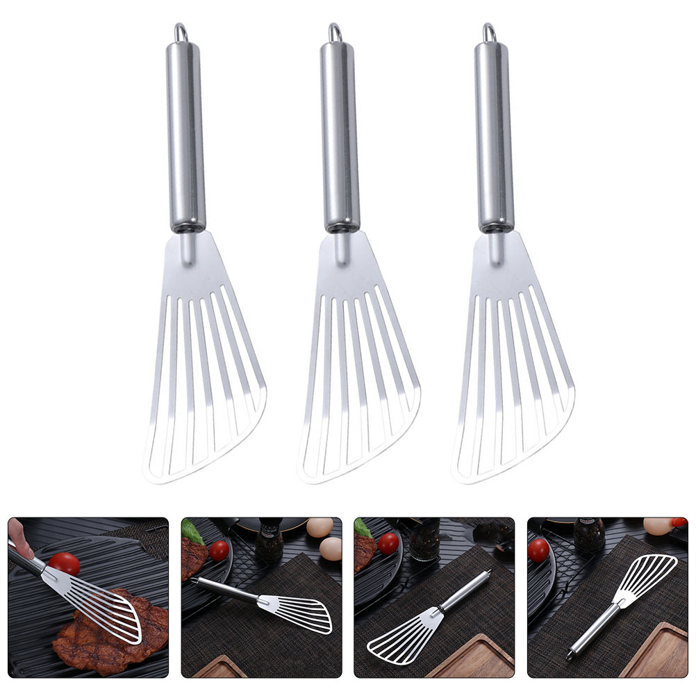 3 Buah Spatula Baja Tahan Kara - Kitchen Baking Utensils ulasan dan harga