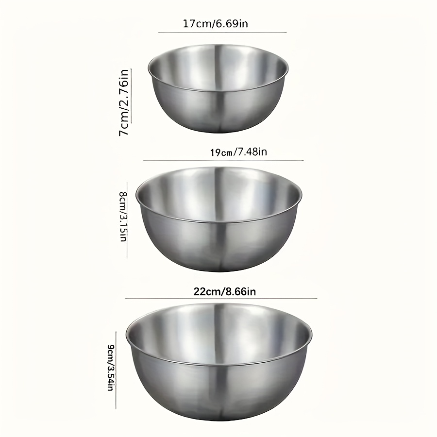 3 Buah Set Mangkuk Salad Baja  - Baking Kitchen Set ulasan dan harga