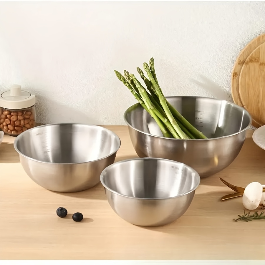 3 Buah Set Mangkuk Salad Baja  - Baking Kitchen Set ulasan dan harga