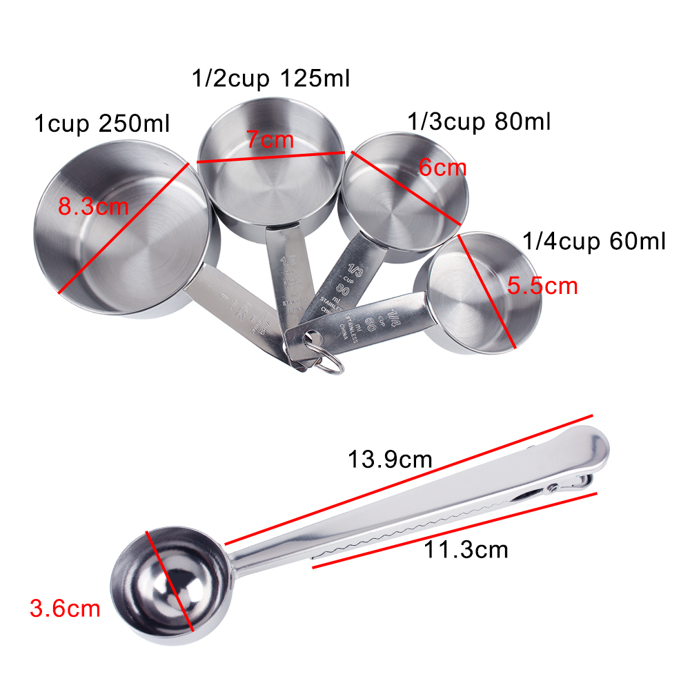Set gelas dan sendok ukur dapa - Kitchen Baking Kit ulasan dan harga