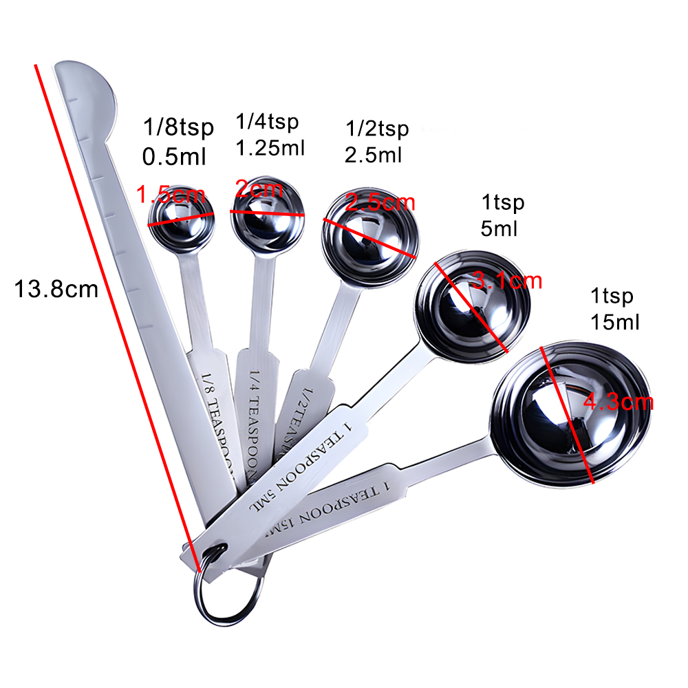Set gelas dan sendok ukur dapa - Kitchen Baking Kit ulasan dan harga