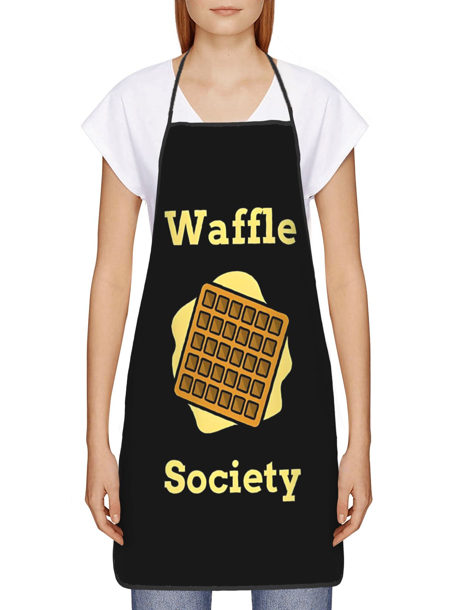 Waffle Society Kitchen Apron - - Kitchen Baking Quotes ulasan dan harga
