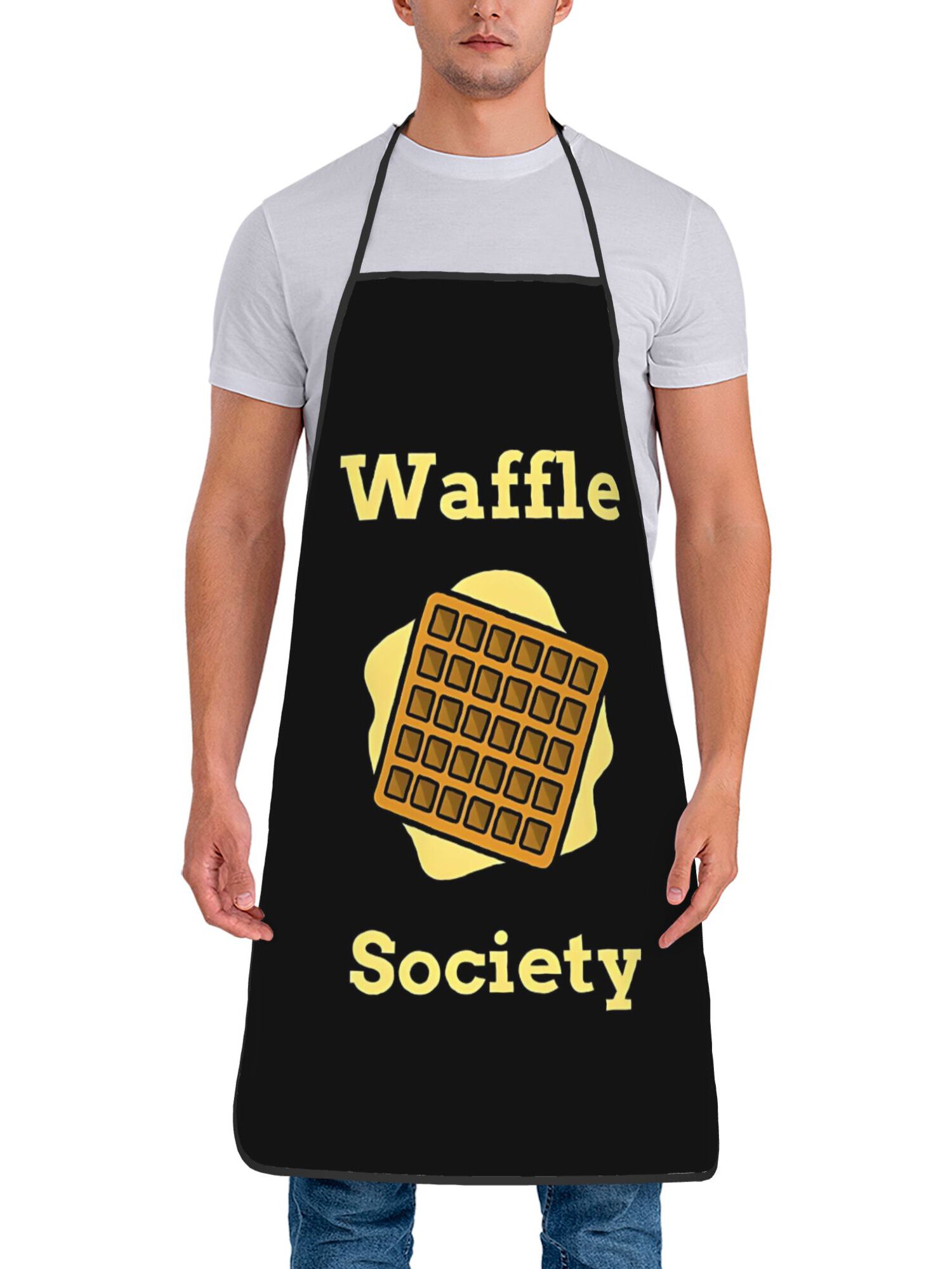 Waffle Society Kitchen Apron - - Kitchen Baking Quotes ulasan dan harga