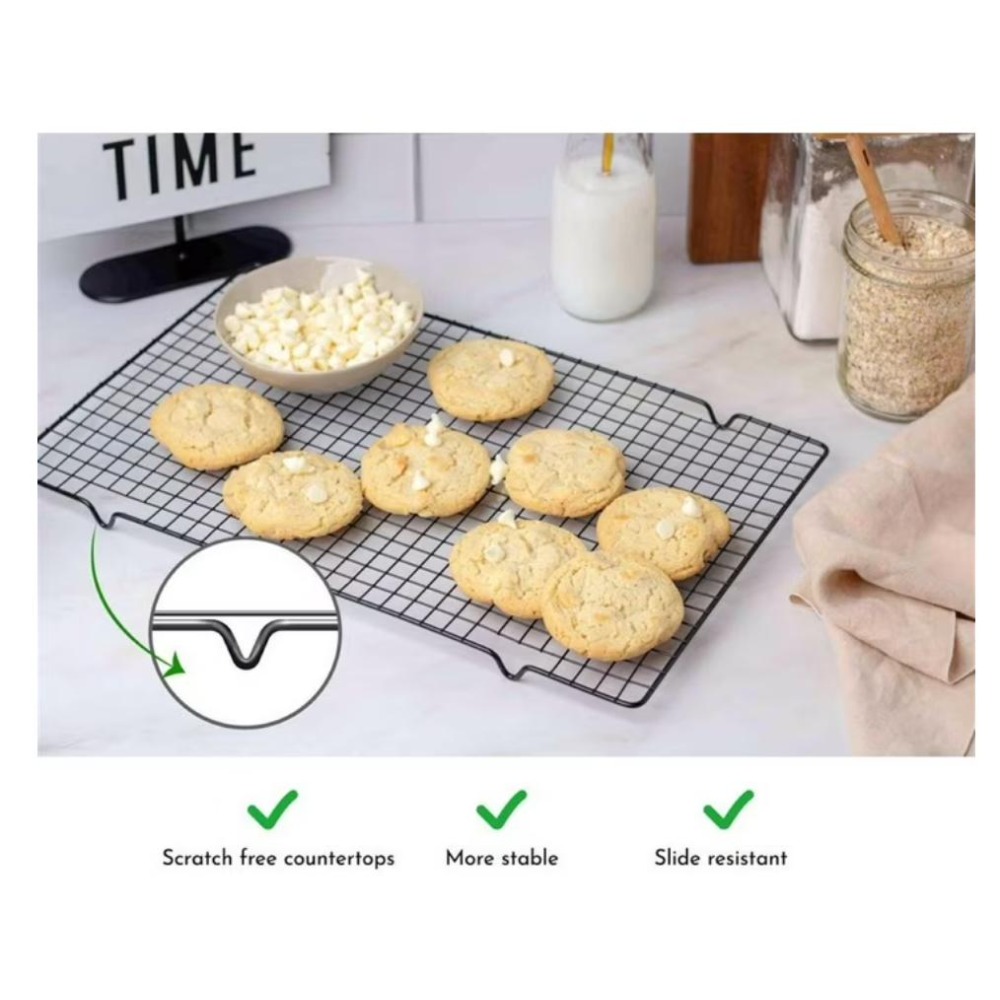 Set Rak Pendingin Persegi Panj - Baking Kitchen Set ulasan dan harga